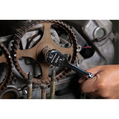 6 Point 120XP SAE/Metric Mechanics Tool Set, 56 Pcs, 3/8" Drive Size, Deep - Gearwrench 80550P