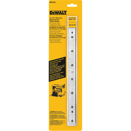 12-1/2" Disposable Reversible Planer Knives - DEWALT DW7342