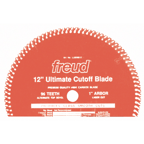 TCS Crosscut & Finishing Industrial Blades, 10", 80 Teeth, Wood Use - Freud LU85R010