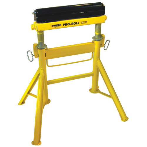 Pro Roll Pipe Stand, 2000 lbs. Load Capacity, 36" Pipe Capacity - Sumner 4375BRH
