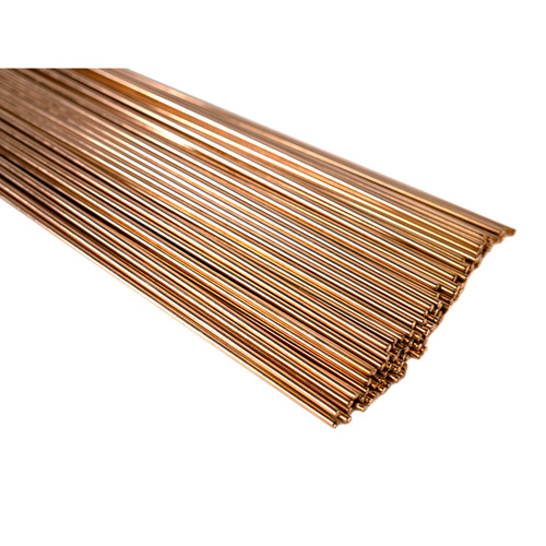 Fils &agrave; souder en longueurs de 36", 1/8", Bronze silicon&eacute; - Weldcote Metals SIB18X36T