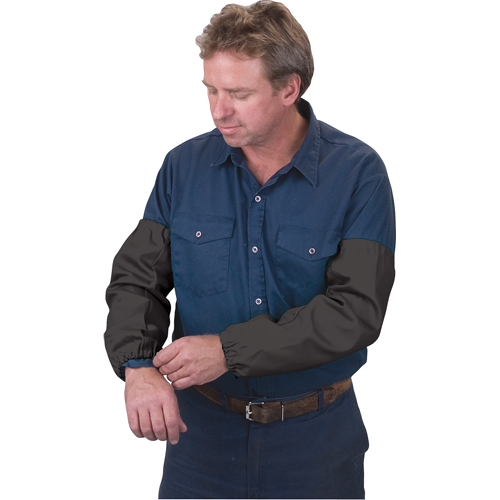 Flame Retardant Sleeves, 23" L, Black - Weld-Mate 