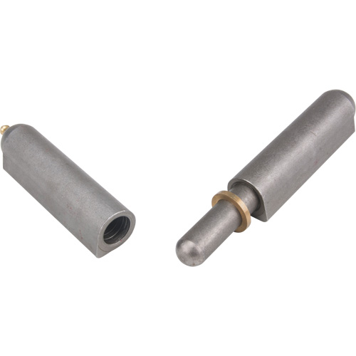 Weld-On Hinge, 0.906" Dia. x 7.874" L, Mild Steel w/Fixed Steel Pin - Aurora Tools 