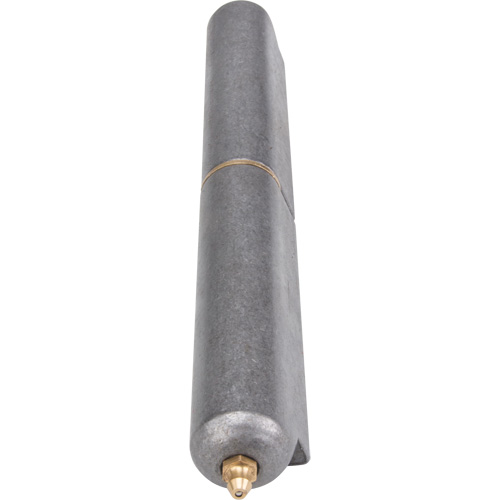 Weld-On Hinge, 1.102" Dia. x 10.236" L, Mild Steel w/Fixed Steel Pin - Aurora Tools 