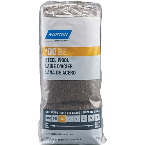 Steel Wool, Roll, Grade 00 - Norton 7660768114