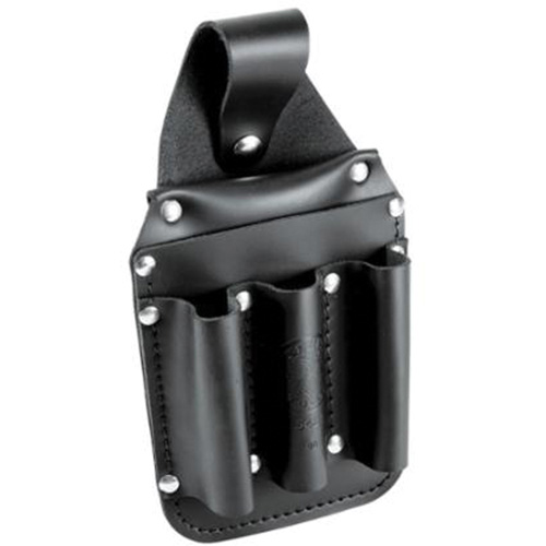 Pocket Tool Organizer Pouch, Tool Holder, Leather, 6 Pockets - Klein Tools 5481