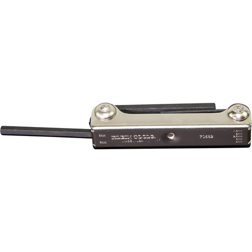 Folding Hex Key Set, 7 Pcs., Metric - Klein Tools 70582