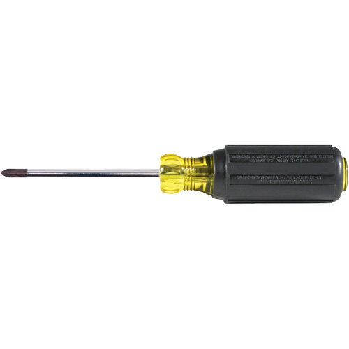 Phillips Screwdriver, #1, 6-3/4" L, Cushion Grip Handle - Klein Tools 603-3