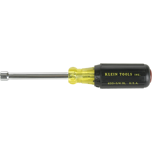 Nut Drivers - 3" Shafts, 3/8" Drive, 6-3/4" L, Non Magnetic - Klein Tools 630-3/8