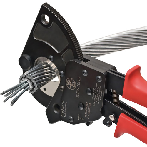 Coupe-c&acirc;ble &agrave; cliquet pour conducteurs en aluminium &agrave; &acirc;me d'acier, 13-3/4" - Klein Tools 63800ACSR