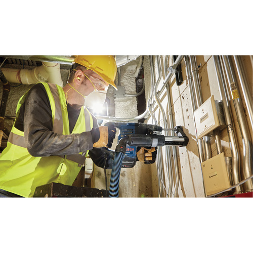 SDS-Plus&reg; Rotary Hammer, 1-1/8", 8 A, 0-4000 BPM, 0-900 RPM, 2.4 ft.-lbs. - Bosch RH328VC