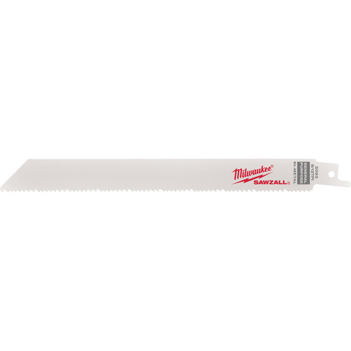 High Performance Super Sawzall&reg; Blades, Bi-Metal, 8.5 TPI, 8" L x 3/4" W - Milwaukee 48-00-5093