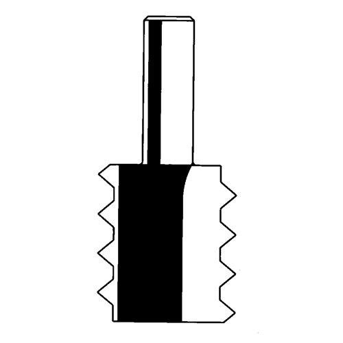 Router Bit - Raised Panel V Joint Bit, 1-3/8" Dia., 1/2" Shank - Freud 99-038