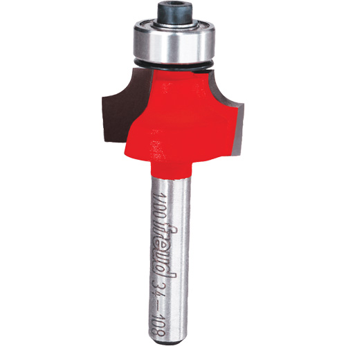 Router Bit - Rounding Over Bit, 7/8" Dia., 1/4" Shank - Freud 34-108