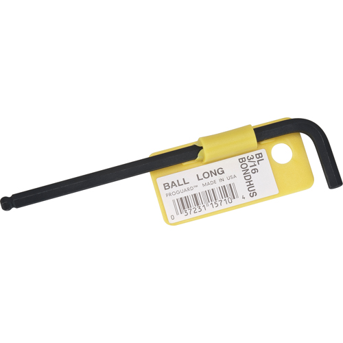 Balldrive Hex Key, Hex End, 4.5" L, L Shape - Bondhus 15710-BON