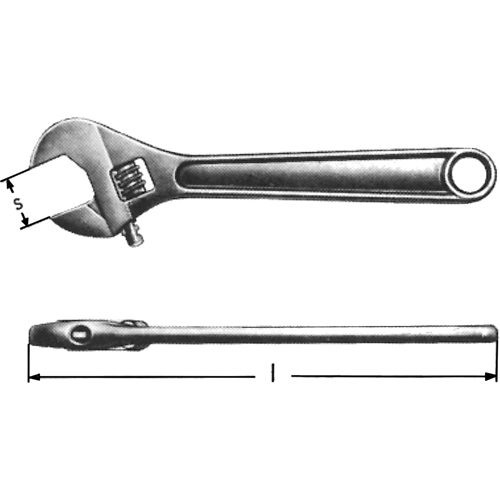 Adjustable Wrenches, 15/16, 6" Length - Ampco W-70
