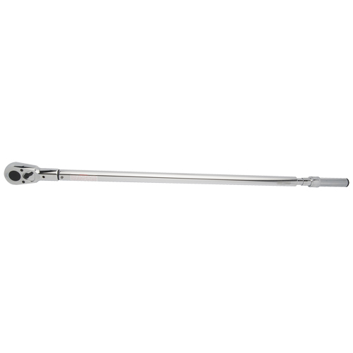 Heavy-Duty Micro-Adjustable Torque Wrench, Click, 3/4" Square Drive, 100 - 600 ft-lbs. - Gray Tools MFR600HD