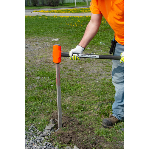 Indestructible Sledge Hammer, 8 lbs., 24", Fibreglass Handle - Aurora Tools 