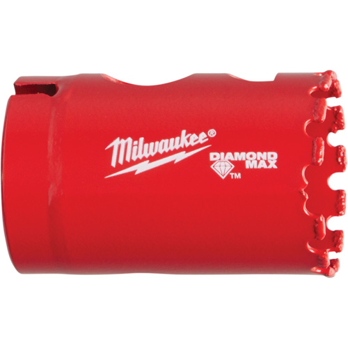 Diamond Plus Hole Saw, 1-3/8", 1-2/5" Depth of Cut, Diamond - Milwaukee 49-56-5625CAN