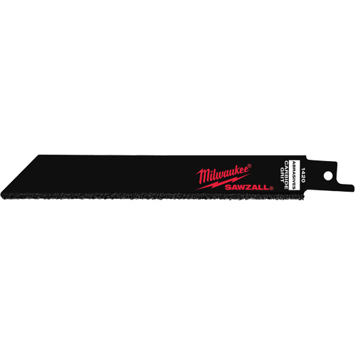 Lame de gr&egrave;s Sawzall, Carbure, 9" lo x 3/4" la - Milwaukee 48-00-1431