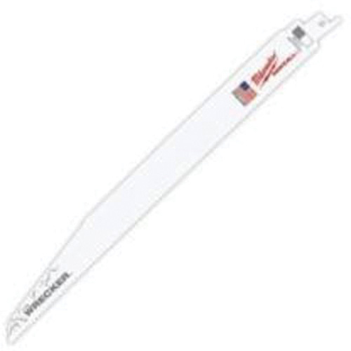 The Wrecker Multi-Material Sawzall&reg; Blade, Bi-Metal, 7-11 TPI, 12" L x 1" W - Milwaukee 48-00-8711