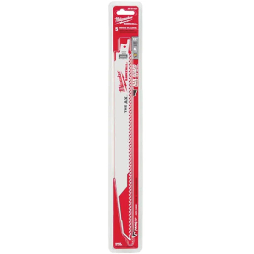 Lame Ax Sawzall, Bim&eacute;tal, 5 Dents par pouce, 6" lo x 1" la - Milwaukee 48-01-2027