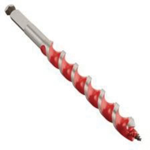 Spur Auger Bit, 1/2" Diameter, 4" Flute, 5/16"" Hex Shank - Milwaukee 48-13-0700