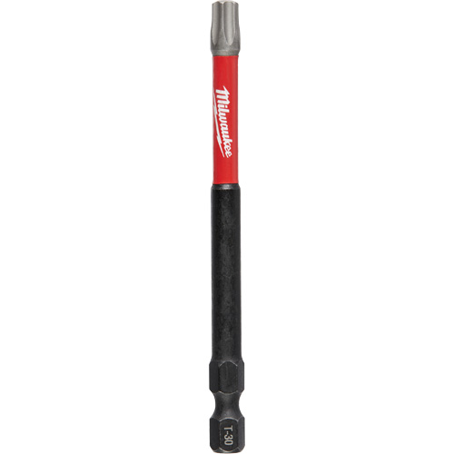 Tr&eacute;pan &agrave; choc Shockwave, Torx, Embout T-30, Prise 1/4", Longueur 3-1/2" - Milwaukee 48-32-4598