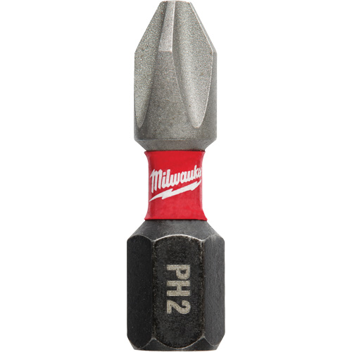 Forets &agrave; chocs Shockwave, Phillips, #2, Prise 1/4" - Milwaukee 48-32-4604