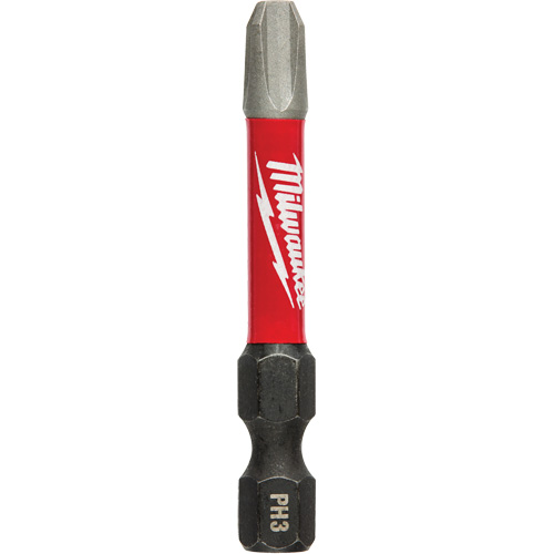 Tr&eacute;pan &agrave; choc Shockwave, Phillips, Embout #3, Prise 1/4", Longueur 2" - Milwaukee 48-32-4763