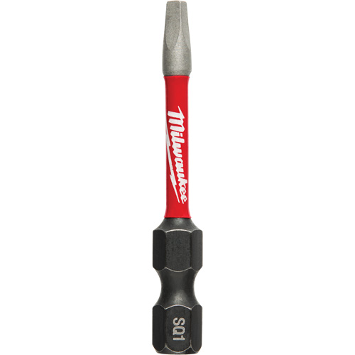 Shockwave Impact Duty Power Bit, Square, #1 Tip, 2" Length - Milwaukee 48-32-4771