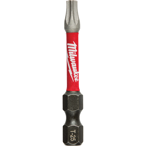 Embouts &agrave; percussion Shockwave Impact-Duty, Torx, Embout T-25, Longueur 2" - Milwaukee 48-32-4785
