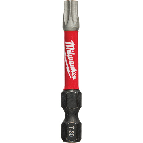 Tr&eacute;pan &agrave; choc Shockwave, Torx, Embout T-30, Prise 1/4", Longueur 2" - Milwaukee 48-32-4787