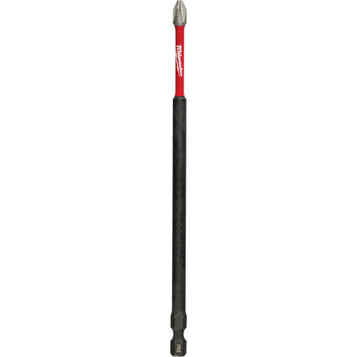Tr&eacute;pan &agrave; choc Shockwave, Phillips, Embout #2, Prise 1/4", Longueur 6" - Milwaukee 48-32-4807