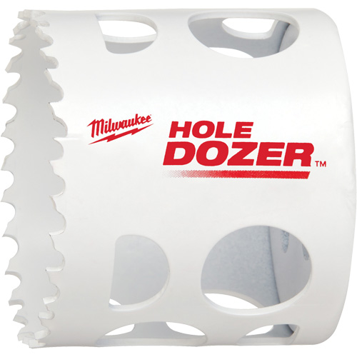 Hole Dozer Hole Saw, 2-1/8", 1-5/8" Depth of Cut, Bi-Metal - Milwaukee 49-56-9626CA