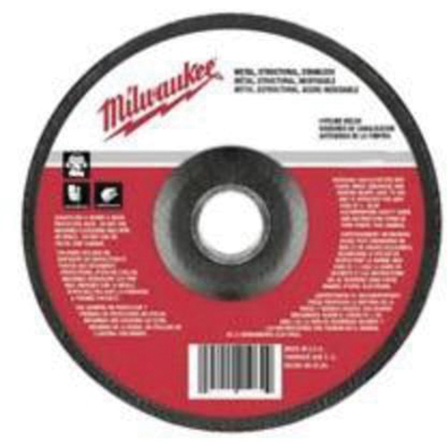 Meule, 6" x 1/8", Arbre 5/8"-11, Oxyde d'aluminium, Type 27 - Milwaukee 49-94-6360