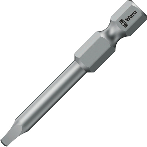Plus Screwdriver Bit, Square, R2 Tip, 1/4" Drive Size, 3-1/2" Length - Wera Tools 05134801001