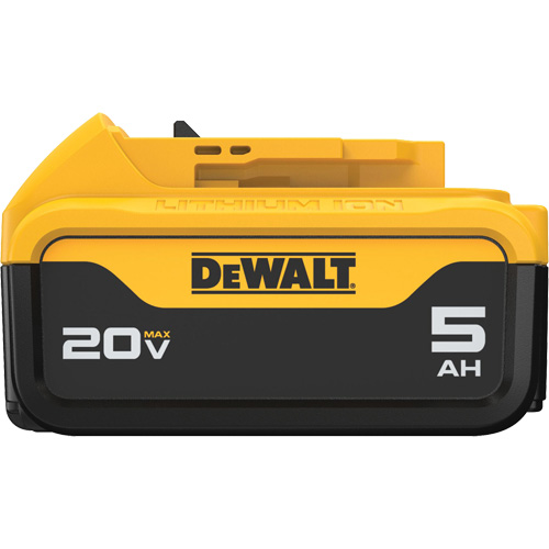Max XR&reg; Premium Battery Pack, Lithium-Ion, 20 V, 5 A - DEWALT DCB205