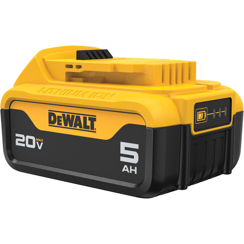 Max XR&reg; Premium Battery Pack, Lithium-Ion, 20 V, 5 A - DEWALT DCB205