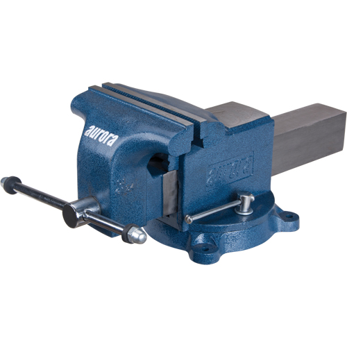 Heavy-Duty Bench Vise, 8" Jaw Width - Aurora Tools 