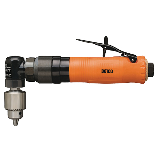 Perceuse &agrave; angle droit s&eacute;rie 15-14, mandrin 1/4", Entr&eacute;e d'air 1/4" NPT, Tr/min &agrave; vide 1500 - Dotco 15L1487-38