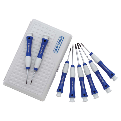 Torx&reg; Screwdriver Set, 8 Pcs. - Gray Tools TXS800