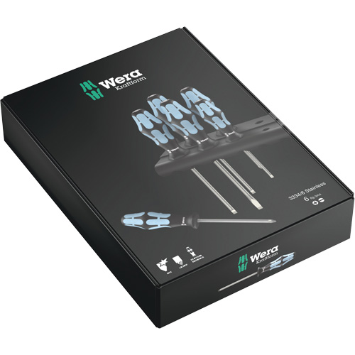 Jeu de tournevis 3334/6, 6 mcx - Wera Tools 05032060001