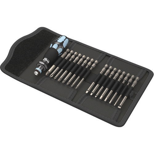 Kraftform Kompakt Imperial Screwdriver Bit Set, Cushion Grip Handle - Wera Tools 05071117001