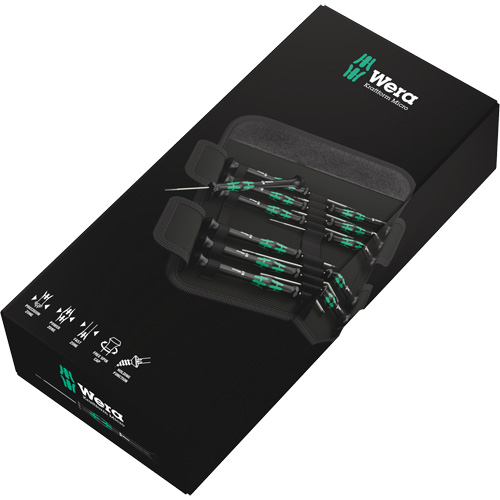 Jeu de tournevis s&eacute;rie Micro, 12 mcx - Wera Tools 05073675001