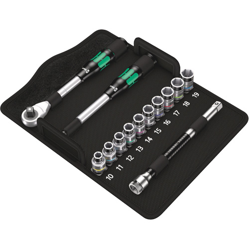 Hybrid Ratchet Set, 1/2" Drive Size - Wera Tools 05004090001