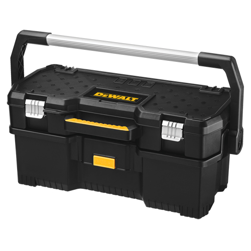 Tote with Power Tool Case, 12-13/16" W x 24 D x 11-3/16" H, Black - DEWALT DWST24070