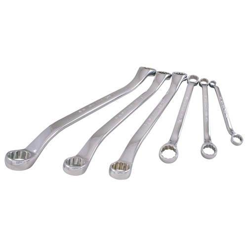 Wrench Set, Box, 6 Pieces, Imperial - Gray Tools D012