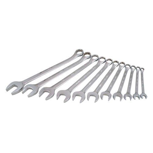Wrench Set, Combination, 11 Pieces, Imperial - Gray Tools TU11