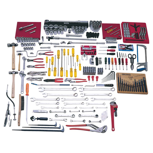 Complete Intermediate Set, 225 Pieces - Gray Tools MS1225-TO